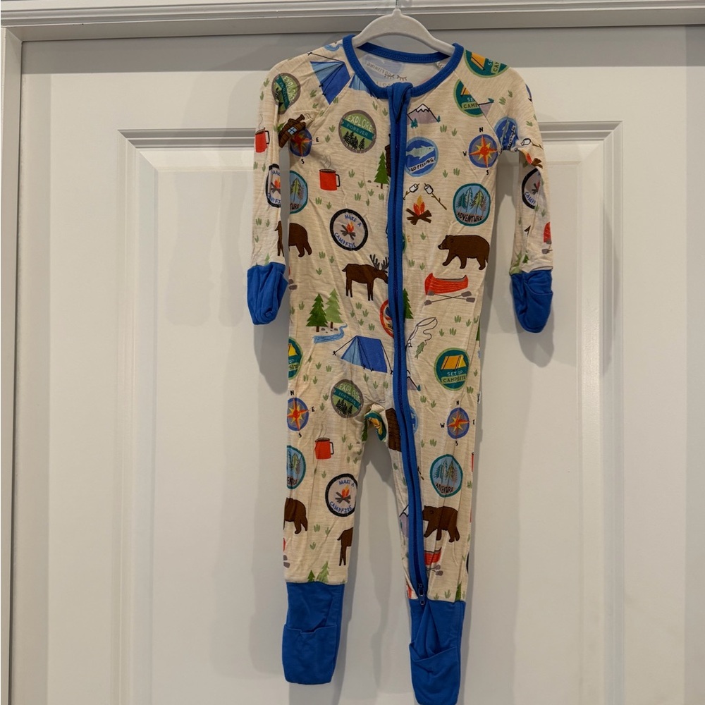 Little Sleepies Zippy in Great Outdoors Print